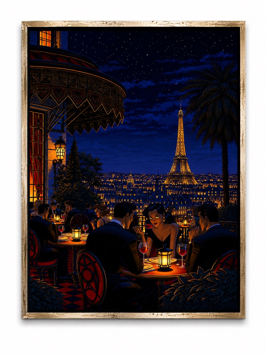DINNER ABOVE PARIS