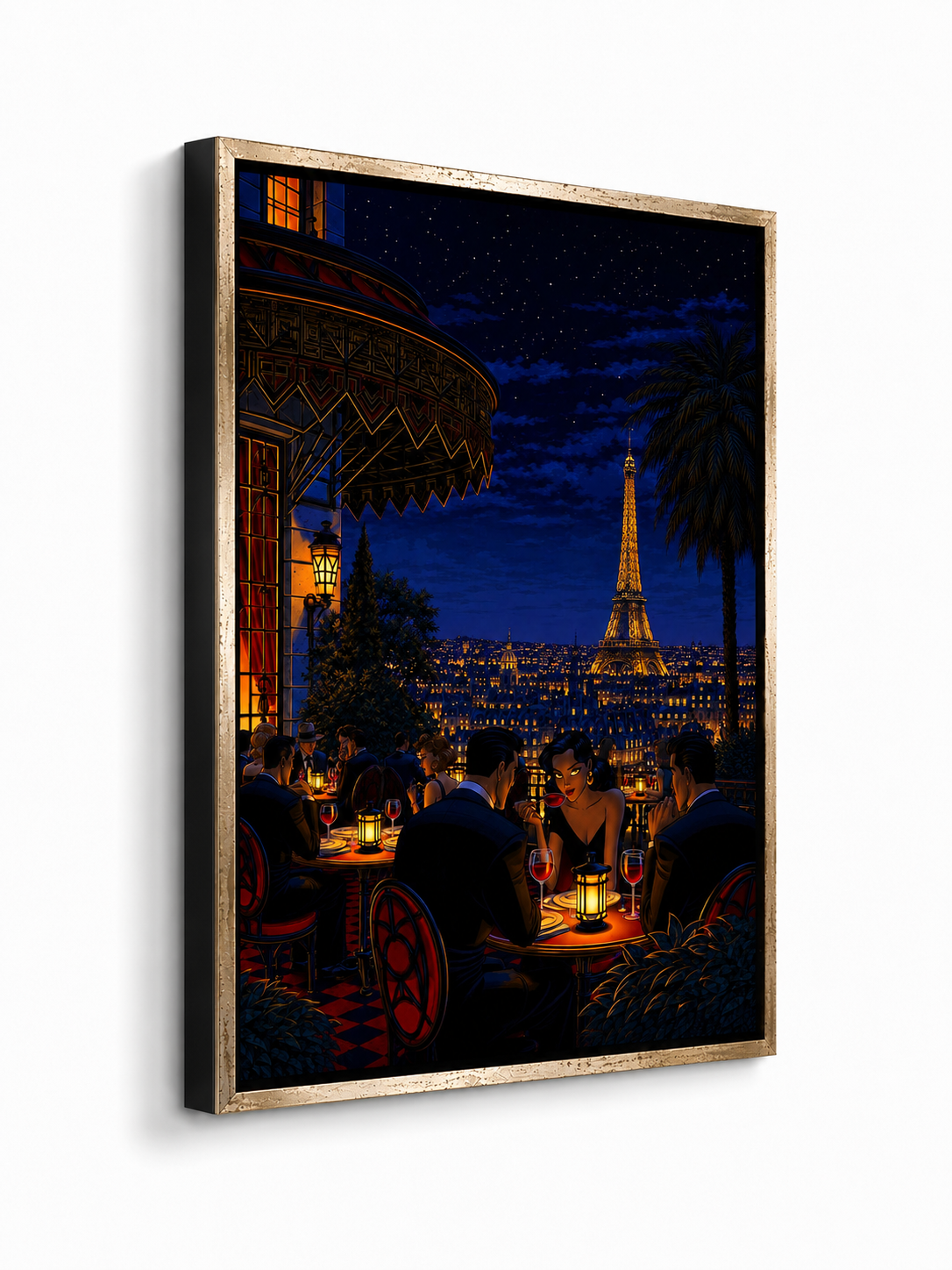 DINNER ABOVE PARIS
