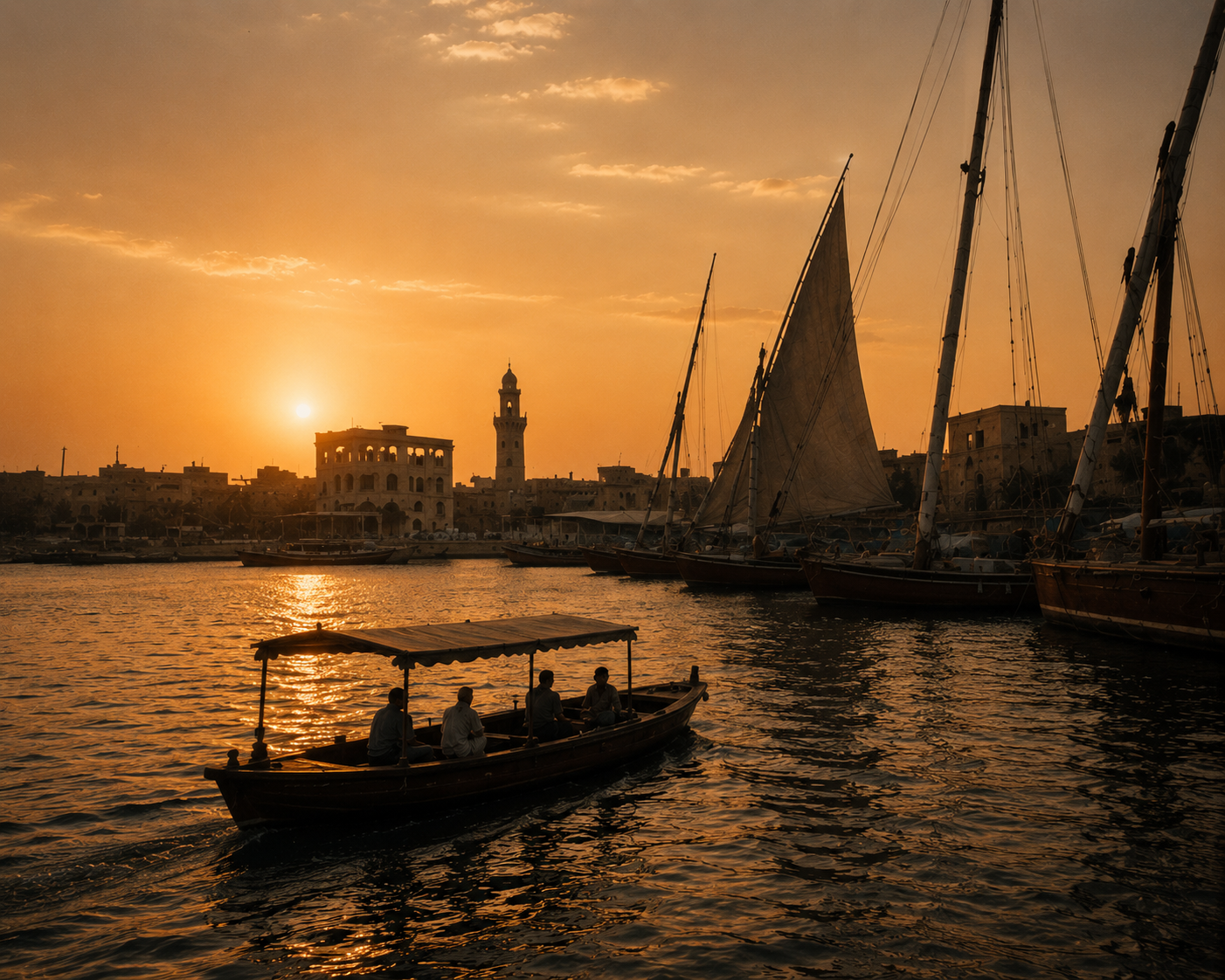 NILE AT DUSK