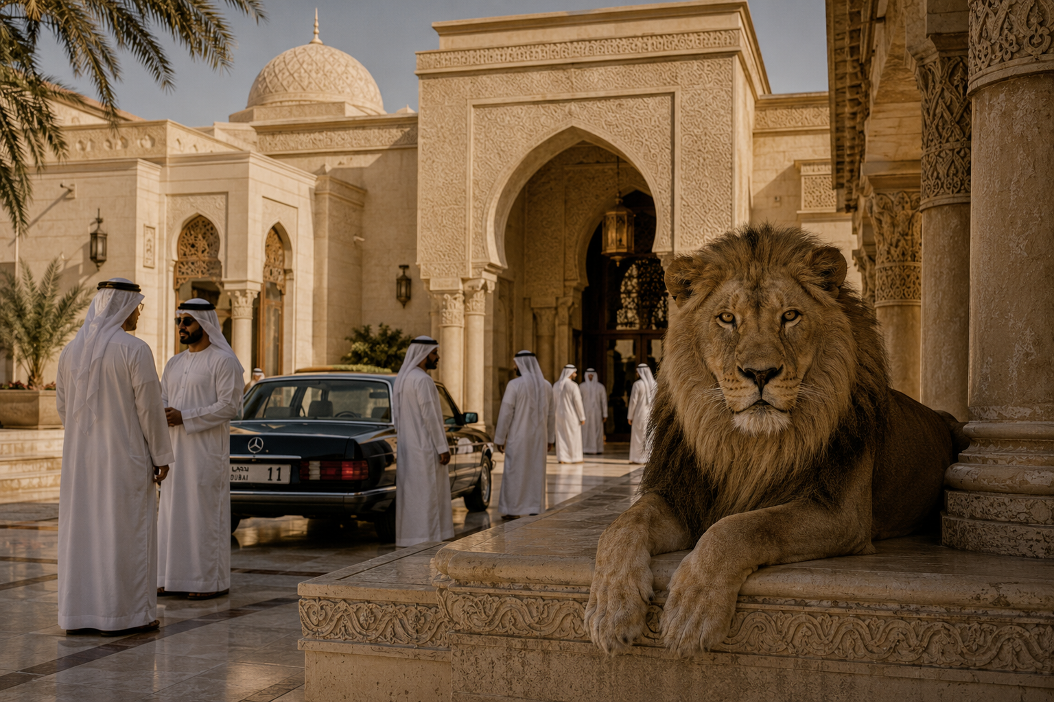 THE LION'S COURT